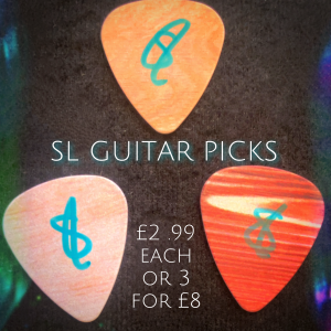 SL Signed Guitar Picks