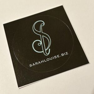 SL Black and Turquoise Stickers